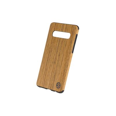 Estuche maxi - hecho de madera real Dalbergia (para Apple, Samsung) - Samsung S10