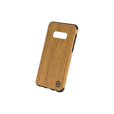 Estuche maxi - hecho de madera real Dalbergia (para Apple, Samsung) - Samsung S10e