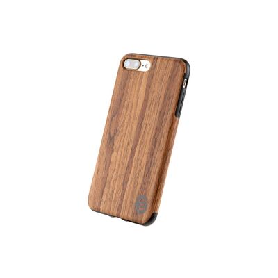 Maxi custodia - Realizzata in vero legno Padouk (per Apple, Samsung, Huawei) - Apple iPhone 7+/8+