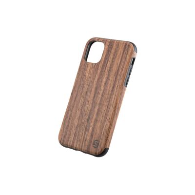 Maxi case - made of real wood Padauk (for Apple, Samsung, Huawei) - Apple iPhone 11