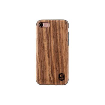 Maxi coque - en bois véritable Padouk (pour Apple, Samsung, Huawei) - Samsung S9 8