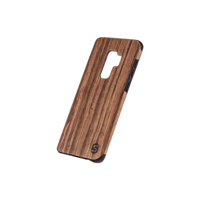 Maxi Hülle - Gefertigt aus dem Echtholz Padouk (für Apple, Samsung, Huawei) - Samsung S9 Plus