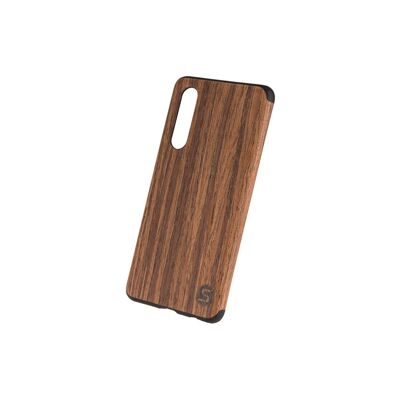 Maxi case - made of real wood Padouk (for Apple, Samsung, Huawei) - Huawei P30