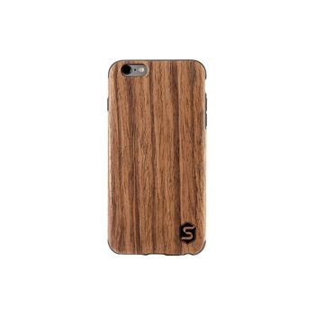 Maxi coque - en bois véritable Padouk (pour Apple, Samsung, Huawei) - Huawei P30 5