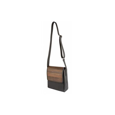 Lizzy - Made from real smoked oak wood and black cowhide