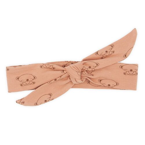 ""Hairband KOALA PRINT Rust Pink""