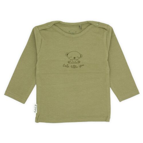 ""Long Sleeve KOALA PRINT Khaki""