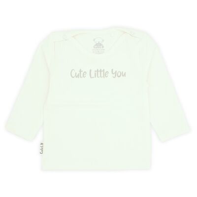 „Langarmshirt CUTE LITTLE YOU Off White“