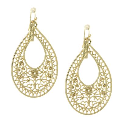 Aretes de oro de la herencia