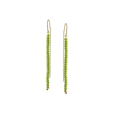 Boucles d'Oreilles Amy Vert