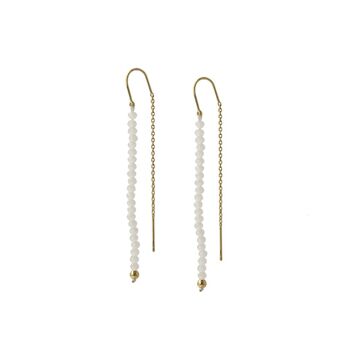 Boucles d'Oreilles Amy Blanc 2