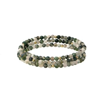 Bracelet Ivy Triple Jade - Grand 1