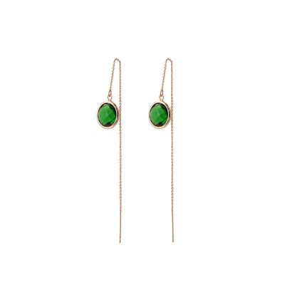 Emerald Serenity Earrings