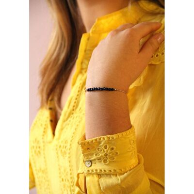 Bracciale luccicante sottile - blu