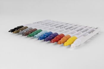 Ensemble de crayons acryliques Couleur de base : 12x 0,7 mm 8