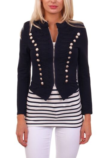 Cutie London Blazer style militaire - Marine 5