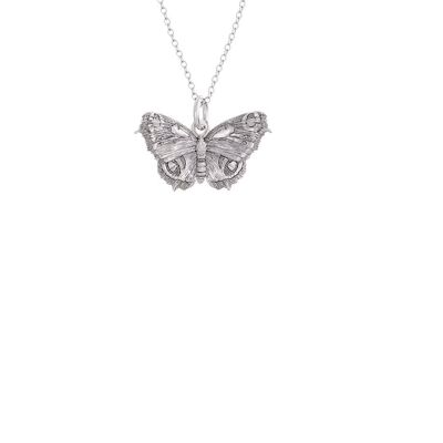 Seasons Butterfly Charm Necklace Sterling Silver