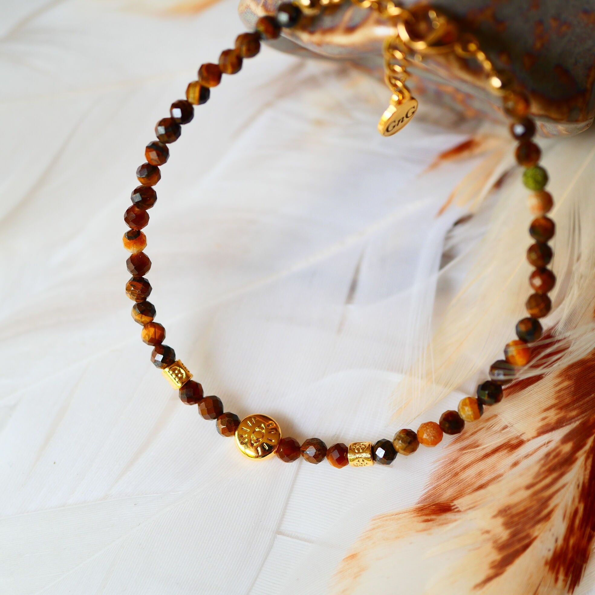 Bracciale Vic con occhio di tigre