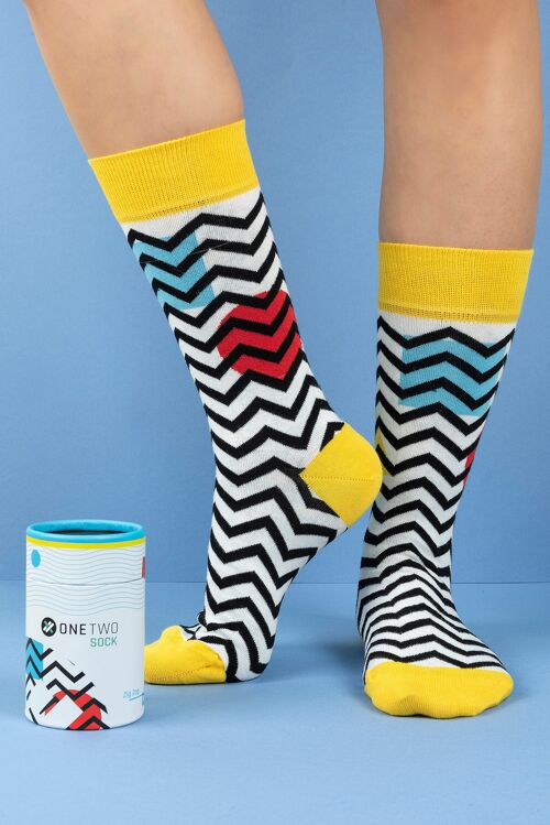 ONE TWO Socken Zig Zag - M (Gr 36-41)