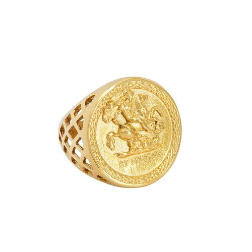 St George Sovereign Ring - Gold