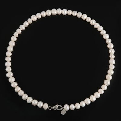 Chaîne de collier de perles d'eau douce (8MM)