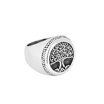 Anillo Árbol De La Vida - Plata