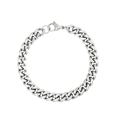 Bracelet Cubain Argent (13MM)