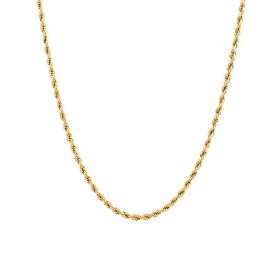 Catena in corda d'oro (2,5 mm) - Oro 18 carati