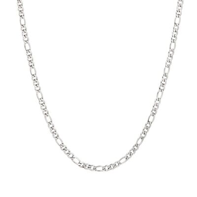 Gold Figaro Chain (3MM) - Silver