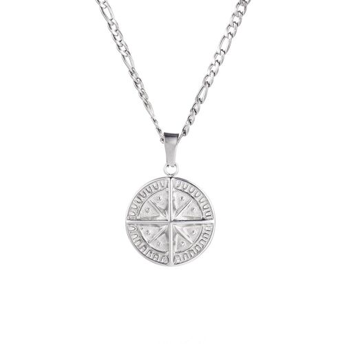 Compass Pendant - Silver - Silver