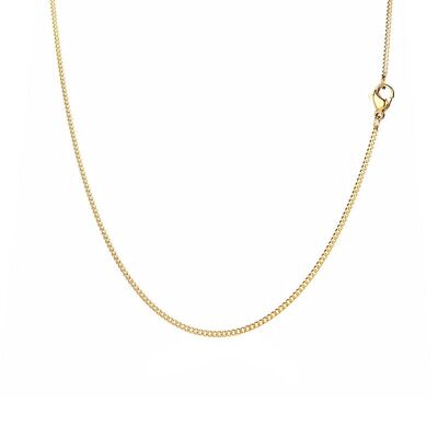 Gold Thin Cuban Chain (1.5MM) - 18K Gold