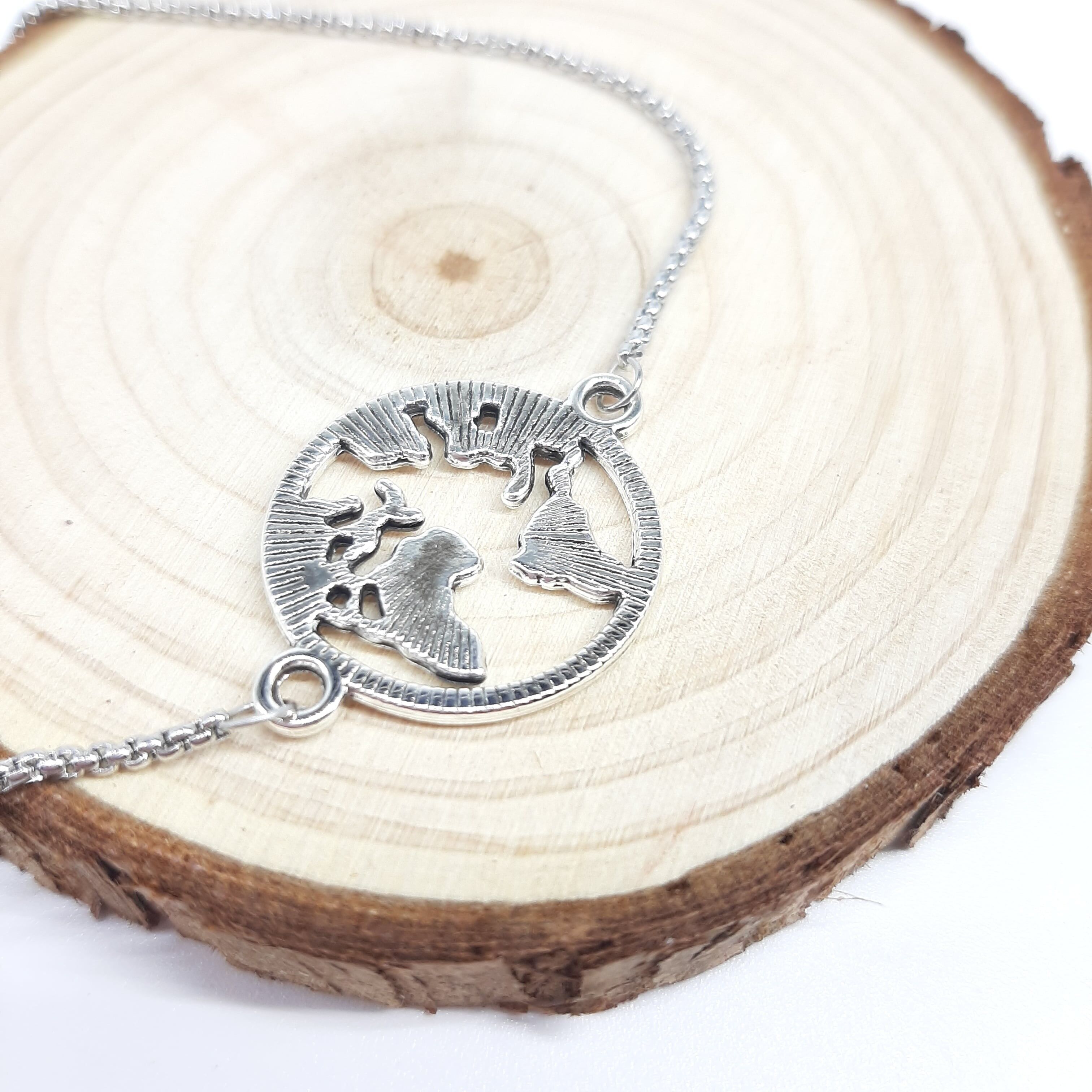 Bracciale Boemia - "Mappa del mondo"