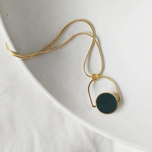 Collar Aura verde