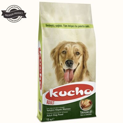 Kucho Adult Dog met Kip