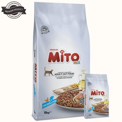 Mito Mix Cat Kip & Vis-15kg