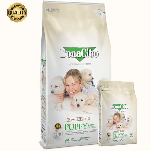 Bonacibo Puppy Lam & Rijst-3kg