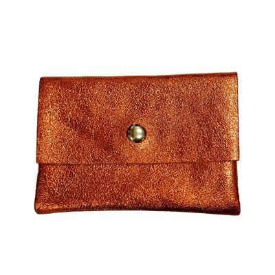 Leather wallet Bonny - Orange