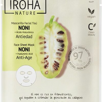 Maschera Tessuto Viso ANTI-ETÀ al Noni