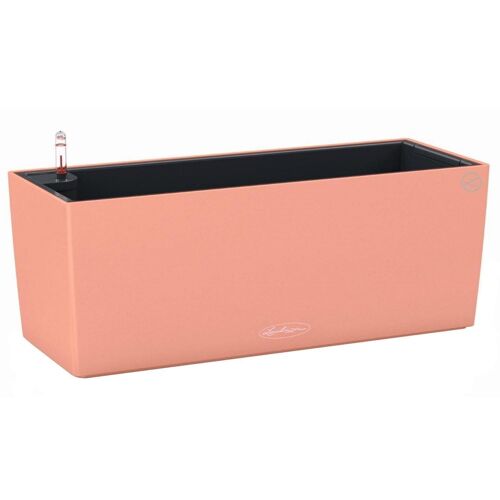 LECHUZA BALCONERA Color 50 Coral Red Poly Resin Window Box Self-watering Planter with Substrate H19 L50 W19 cm, 8 ltrs Cap.