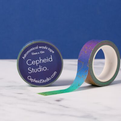 Constellation washi tape, rainbow