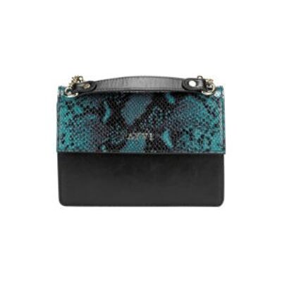 Python Crossbody Ocean Green