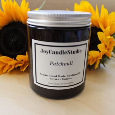 Amber Jar Soya Candle Patchouli  Scent 180 ml