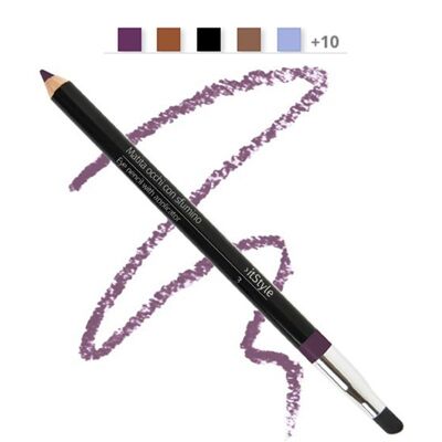 Crayon yeux avec applicat  - Brun