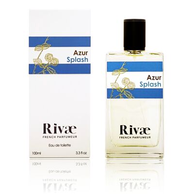 Azur Splash 100ml - Eau de toilette Bergamote et Vétiver