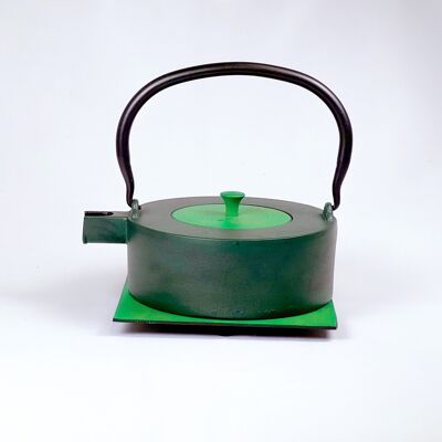 Cast iron teapot