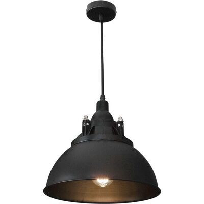 INDUSTRIAL 1-Light Pendant Lamp Black / IL-068750109