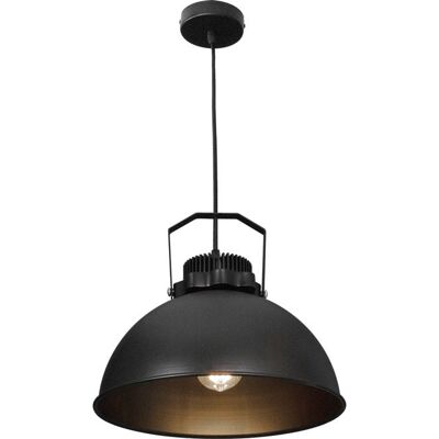 INDUSTRIAL 1-Light Pendant Lamp Black / IL-068850109