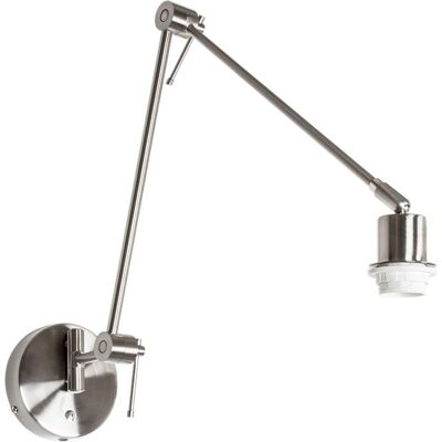 Wall Lamp HAIA articulated arm without lampshade 1xE27 L.13xW.94xH.Reg.cm Black / IL-083761003
