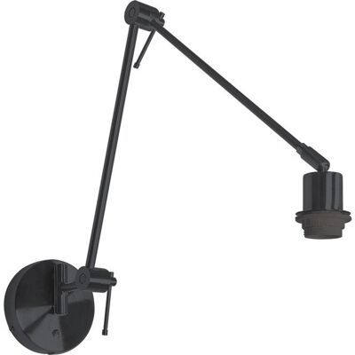 Lampada da parete HAIA braccio snodato senza paralume 1xE27 L.13xP.94xH.Reg.cm Ottone Antico / IL-083761009