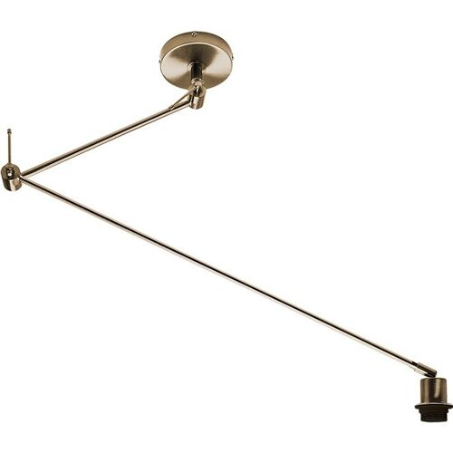 Ceiling Lamp HAIA articulated arm w/o lampshade 1xE27 L.13xW.90xH.Reg.cm Antique Brass / IL-083791014